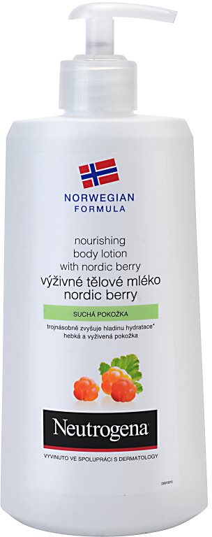 Neutrogena Norwegian Formula® Nordic Berry lait corporel nourrissant pour peaux sèches