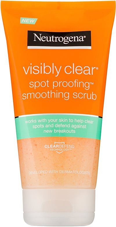 Neutrogena Visibly Clear Spot Proofing vyhlazující pleťový peeling