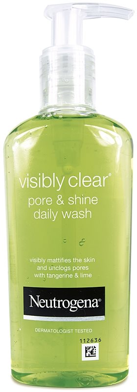 Neutrogena Visibly Clear Pore & Shine čisticí gel proti lesknutí pleti a rozšířeným pórům