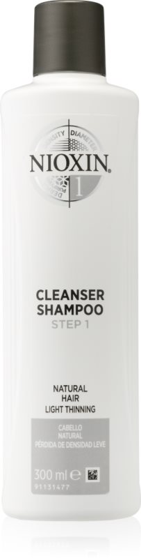 Nioxin System 1 champú limpiador para cabello fino y normal