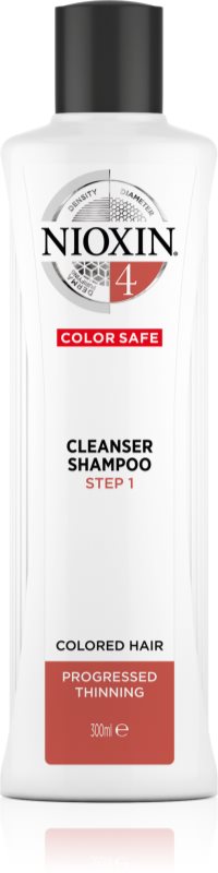 Nioxin System 4 Gentle Shampoo For Damaged And Colored Hair