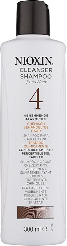 Nioxin System 4 champô para cabelo sensivel, delicado e quimicamente tratado