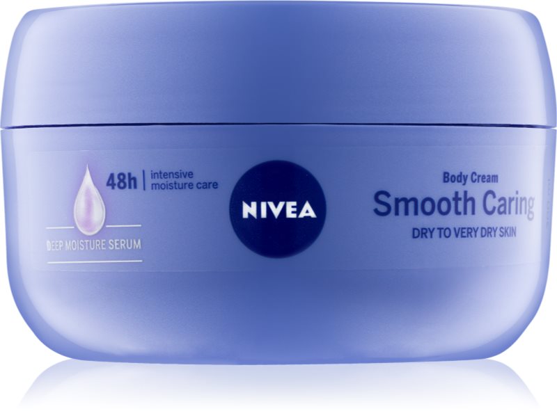 Nivea Smooth Caring telový krém pre suchú až veľmi suchú pokožku
