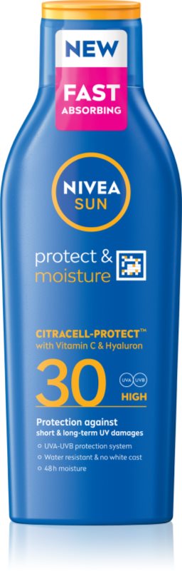 Nivea Sun Moisturising leite after sun hidratante SPF 30