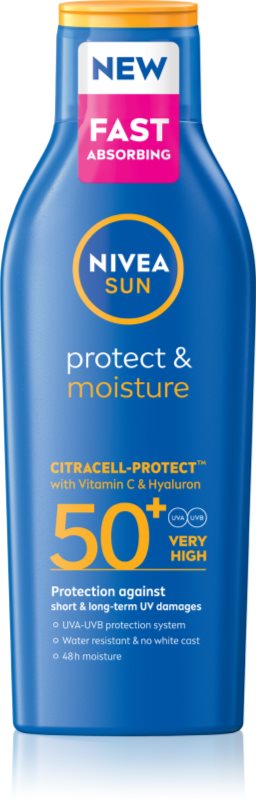 Nivea Sun Protect & Moisture leite after sun hidratante SPF 50+