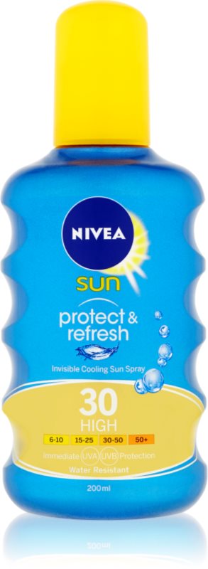 Nivea Sun Protect & Refresh spray pentru bronzat SPF 30