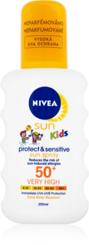 Nivea Sun Kids gyermek spray a napozáshoz SPF 50+