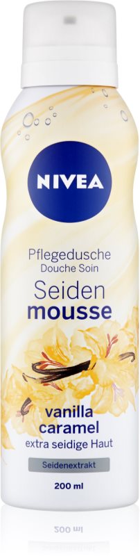 Nivea Silk Mousse Vanilla Caramel negovalna pena za prhanje