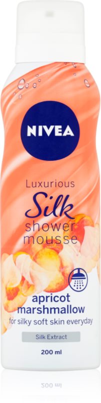Nivea Silk Mousse Apricot Marshmallow negovalna pena za prhanje