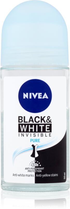 Nivea Invisible Black & White Pure Antiperspirant Roll-On