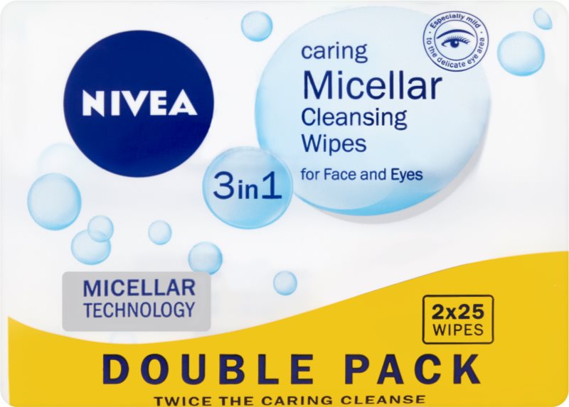 Nivea Micellar șervețele micelare pentru curățarea tenului 3 in 1