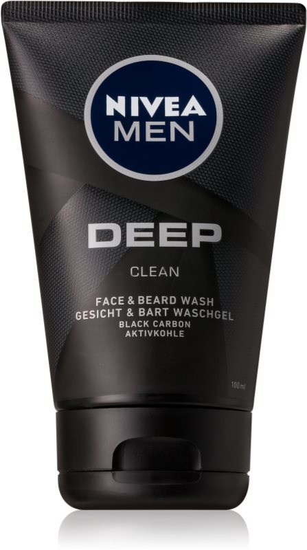 Nivea Men Deep gel para lavar para cara y barba