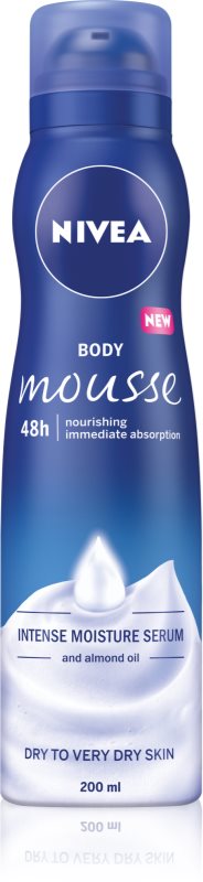 Nivea Deep Moisture пінка для тіла з поживною ефекту