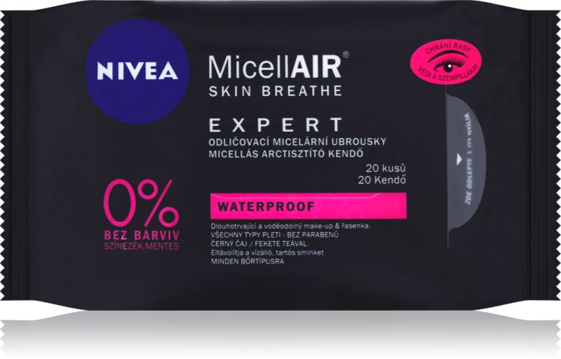 Nivea MicellAir Expert festéklemosó micelláris kendőcskék