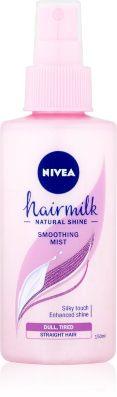 Nivea Hairmilk Natural Shine uhladzujúci bezoplachový kondiconér