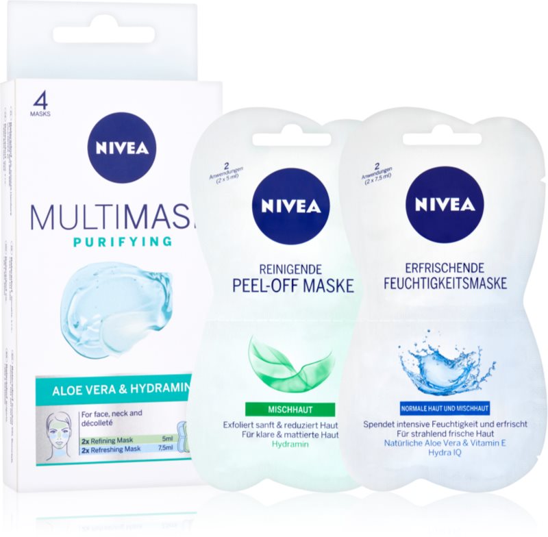 Nivea Multi-Mask čisticí pleťová maska s aloe vera