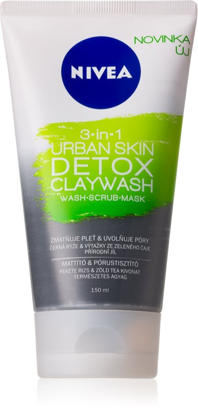 Nivea Urban Skin razstrupljevalna čistilna krema 3v1