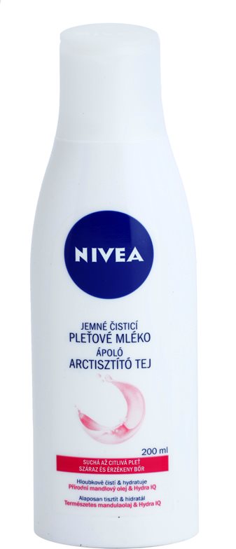 Nivea Aqua Effect čisticí pleťové mléko pro citlivou a suchou pleť
