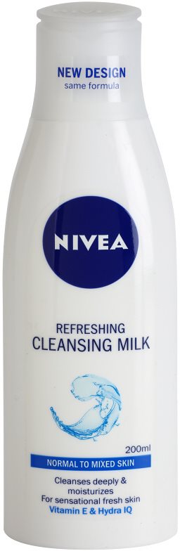 Nivea Aqua Effect odświeżające mleczko oczyszczające do cery normalnej i mieszanej