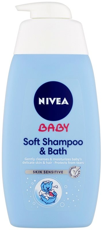 Nivea Baby šampon a pěna do koupele 2 v 1