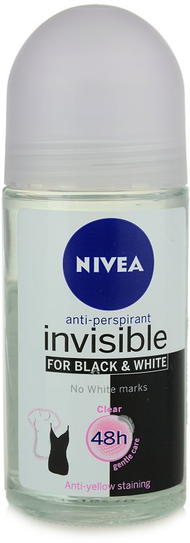 Nivea Invisible Black & White Clear antiperspirant roll-on
