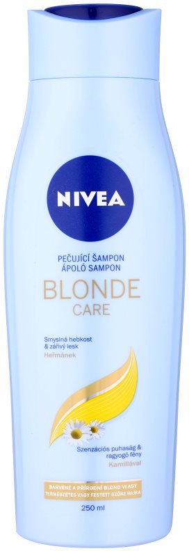 Nivea Brilliant Blonde champô para cabelo loiro e grisalho