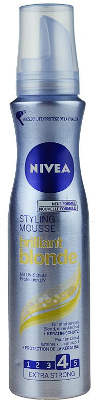 Nivea Brilliant Blonde pianka do włosów utrwalająca do włosów blond
