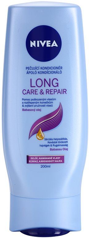Nivea Long Care & Repair regenerierender Conditioner für brüchiges und strapaziertes Haar