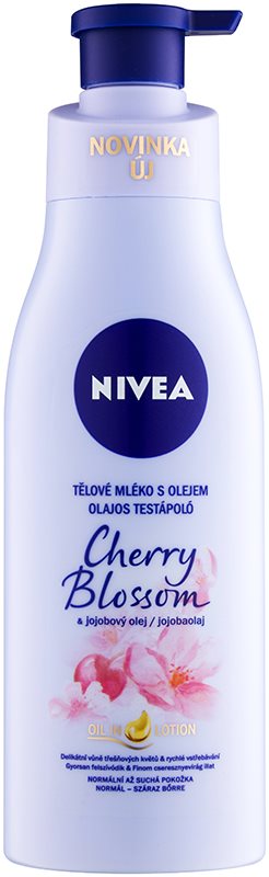 Nivea Cherry Blossom & Jojoba Oil lotiune de corp cu ulei