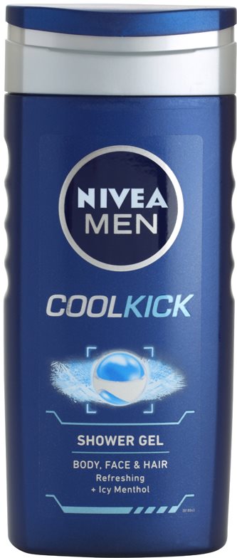 Nivea Men Cool Kick gel za prhanje za obraz, telo in lase