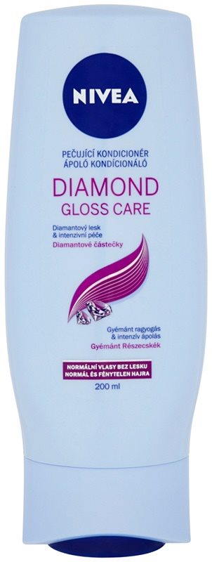 Nivea Diamond Gloss balsam pentru par obosit fara stralucire