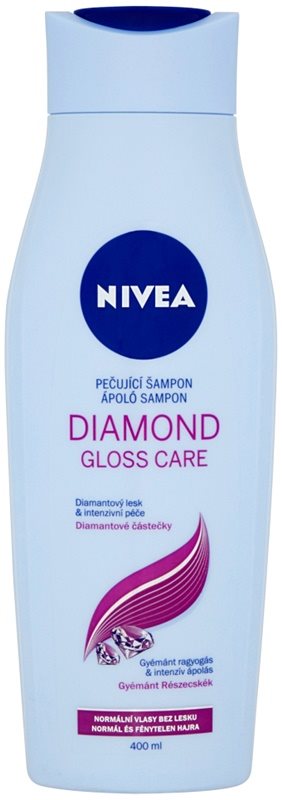 Nivea Diamond Gloss šampon pro unavené vlasy bez lesku