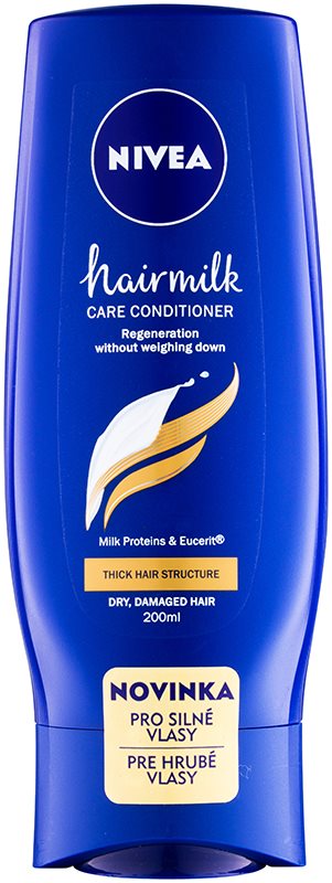 Nivea Hairmilk condicionador nutritivo para cabelo grosso e rebelde