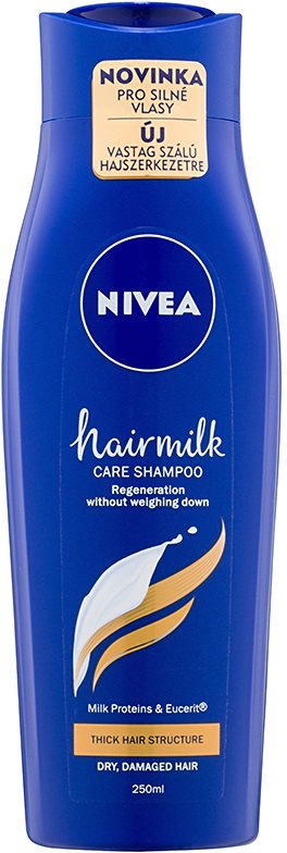Nivea Hairmilk шампунь-догляд для міцного та неслухняного волосся