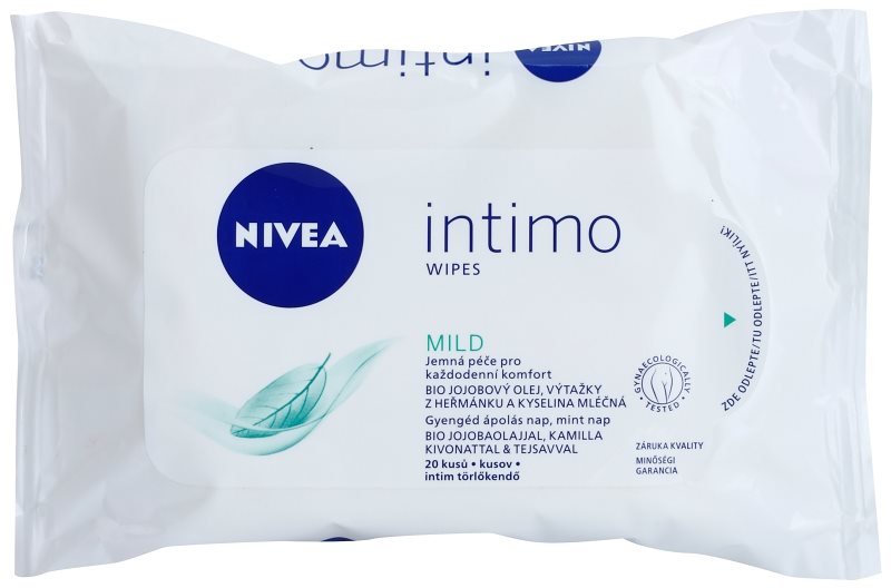 Nivea Intimo Mild ubrousky pro intimní hygienu