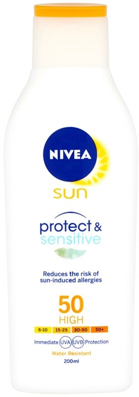 Nivea Sun Protect & Sensitive losjon za sončenje SPF 50