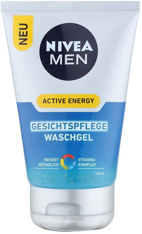 Nivea Men Active Energy освежаващ почистващ гел за лице