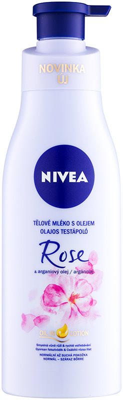 Nivea Rose & Argan Oil losjon za telo z oljem