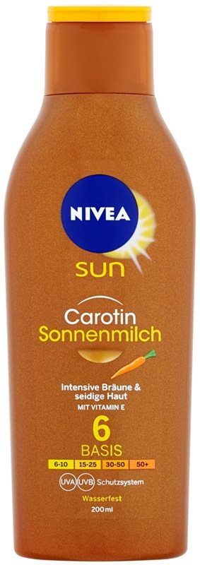 Nivea Sun Deep Tan mlieko na opaľovanie SPF 6