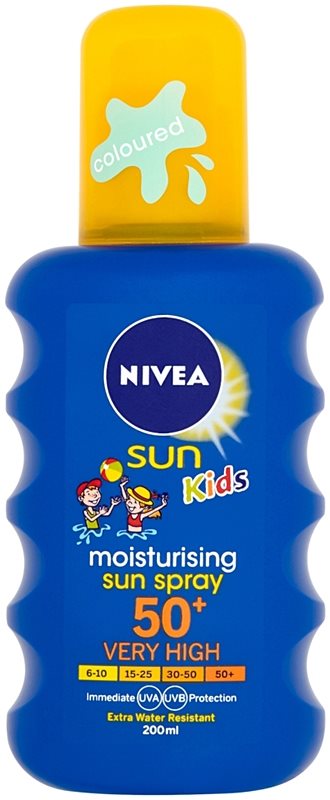 Nivea Sun Kids spray solar colorido para crianças SPF 50+