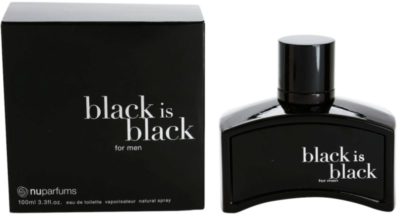 Nuparfums Black Is Black toaletní voda pro muže 100 ml