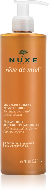 Nuxe Rêve de Miel Face And Body Ultra - Rich Cleansing Gel For Dry Skin