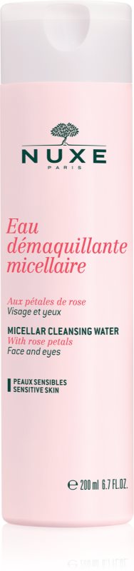 Nuxe Cleansers and Make-up Removers água micelar de limpeza para pele e olhos sensíveis