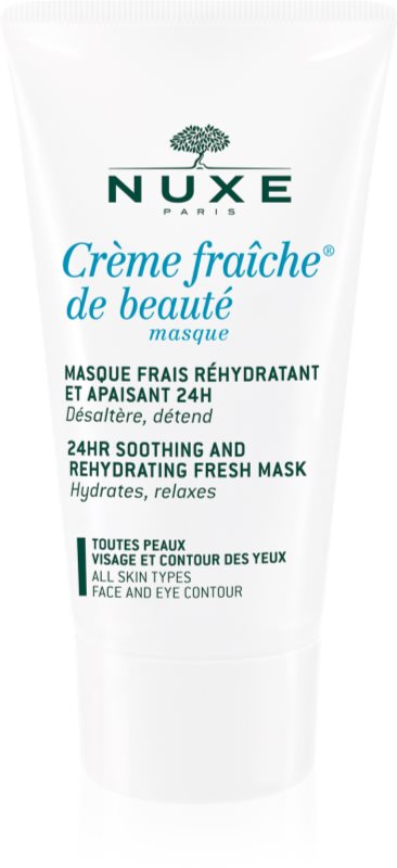 Nuxe Crème Fraîche de Beauté zklidňující a hydratační maska pro všechny typy pleti