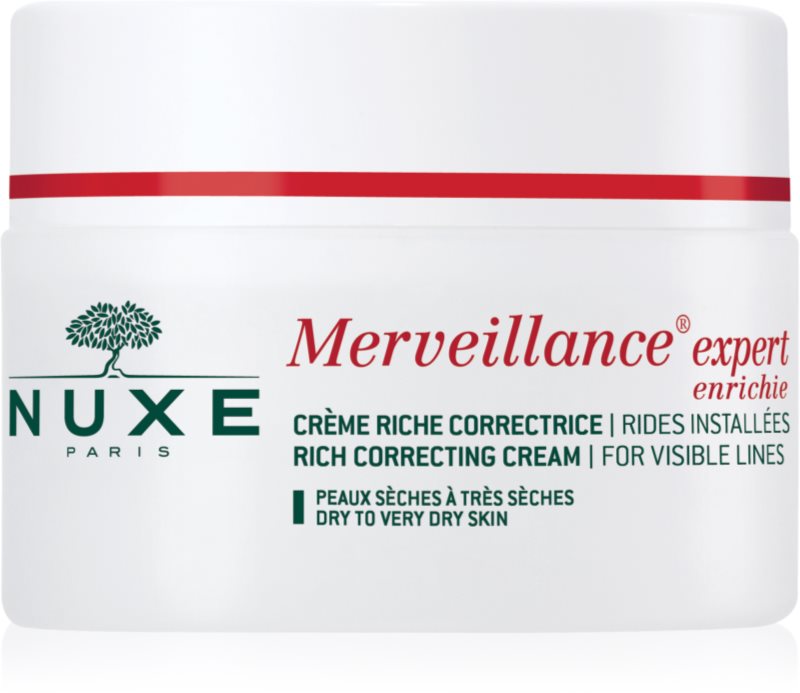 Nuxe Merveillance Expert Crème tegen Rimpels voor Droge tot Zeer Droge Huid
