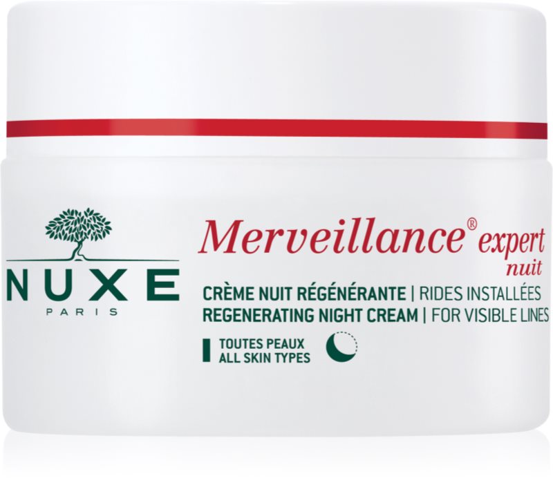 Nuxe Merveillance Expert creme de noite regenerador para todos os tipos de pele