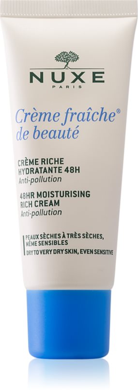 Nuxe Crème Fraîche de Beauté crème apaisante et hydratante pour peaux sèches à très sèches