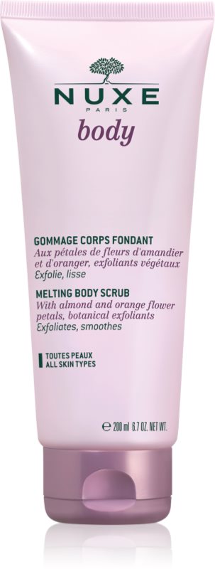 Nuxe Body gel de ducha exfoliante para todo tipo de pieles