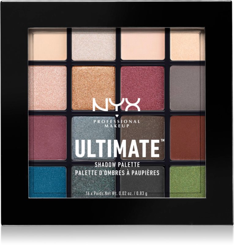 NYX Professional Makeup Ultimate Shadow paletka očních stínů
