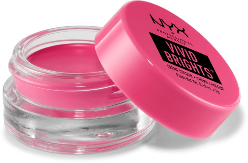 NYX Professional Makeup Vivid Brights fard à paupières crème et eyeliner